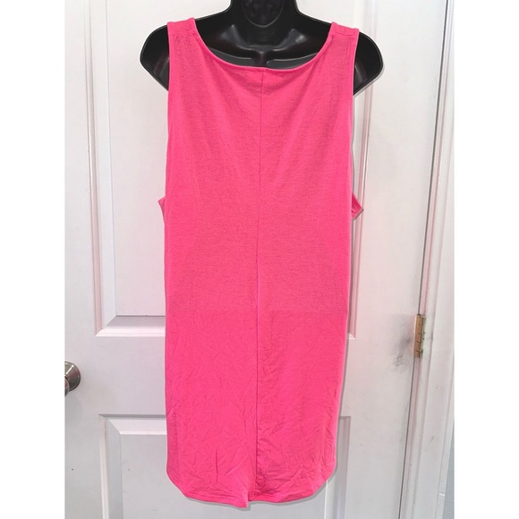 Zenana neon coral fuchsia perfect tank top - Picture 3 of 4